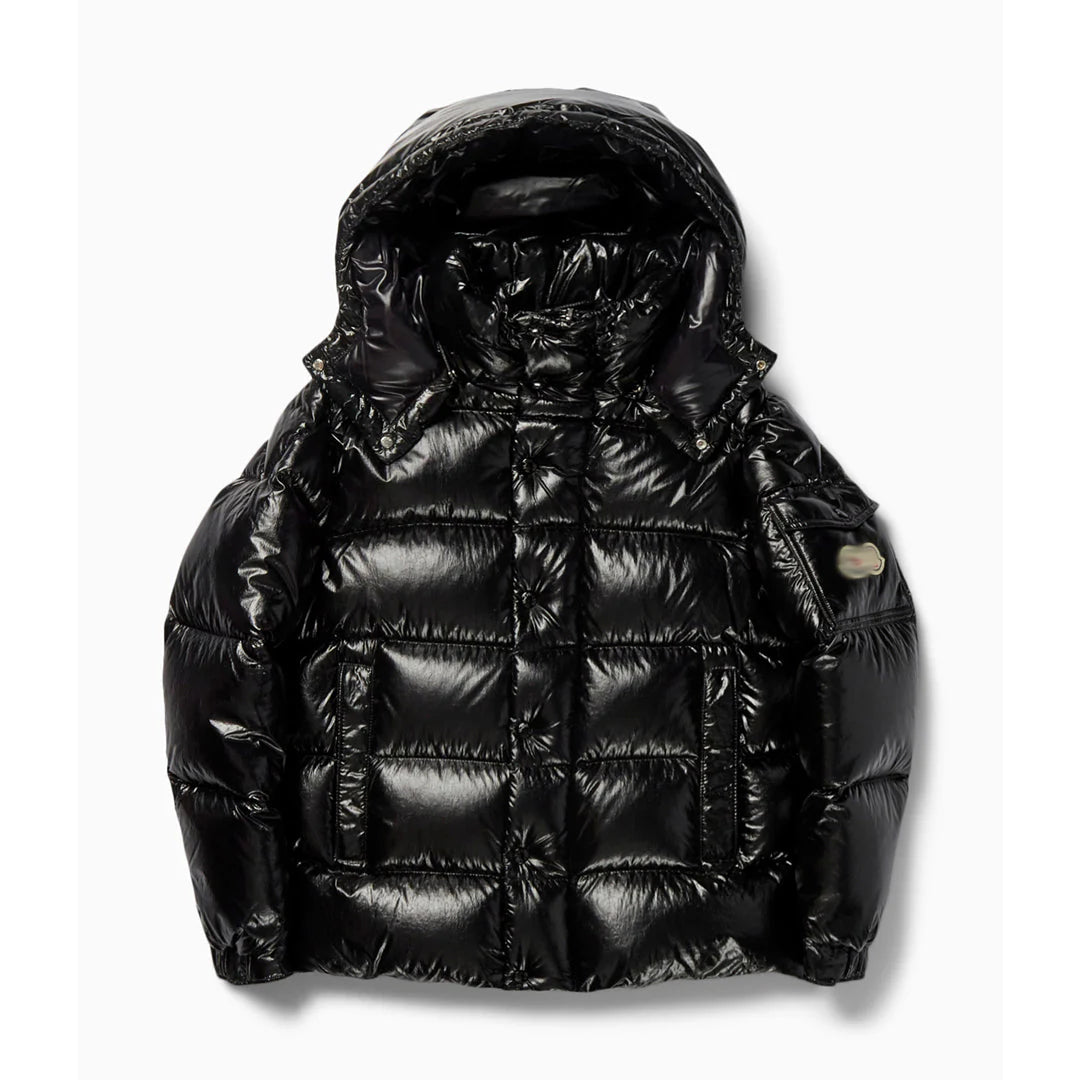 Men's 'MNCLR' Maya 70th Anniversary Black Puffer Jacket