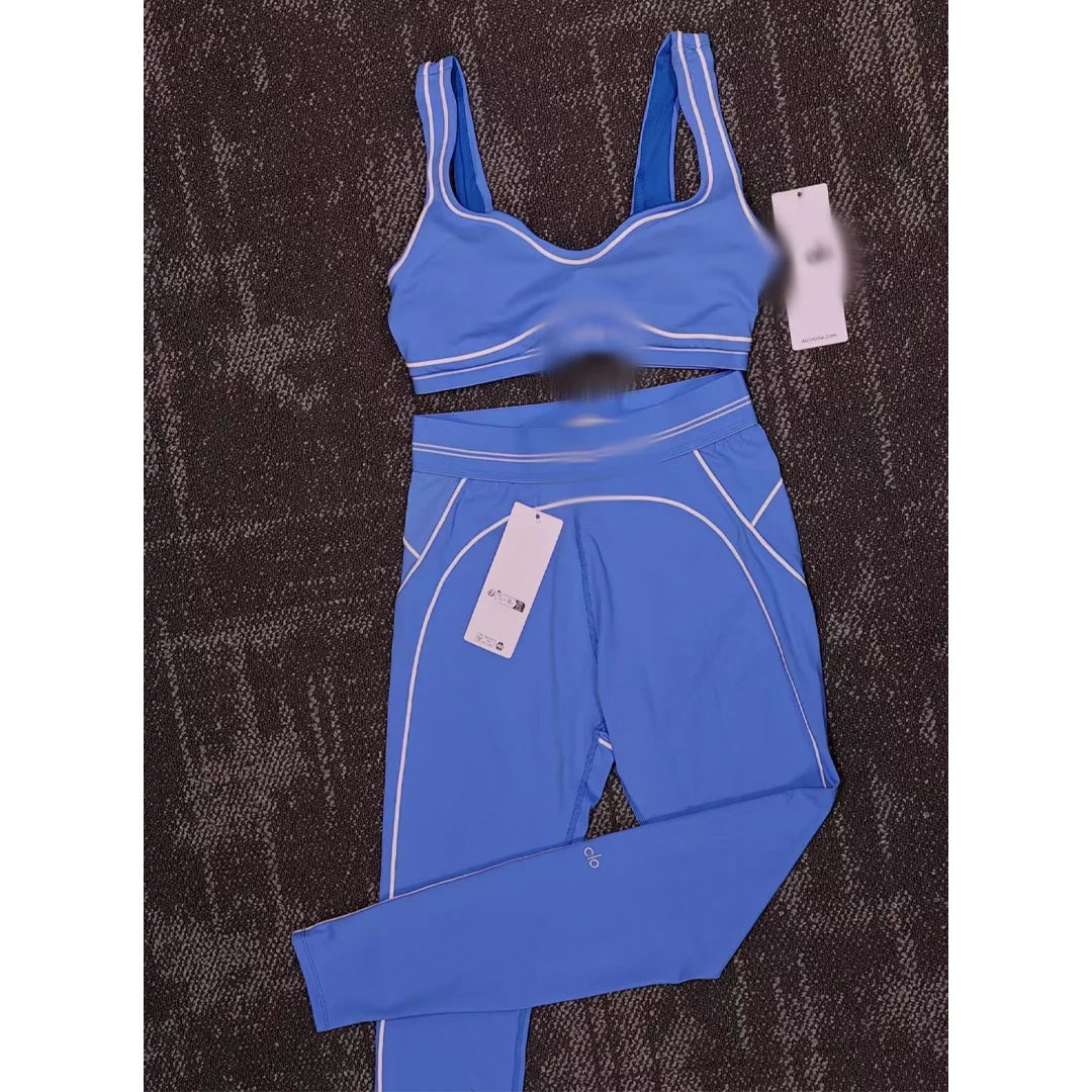 Women's 'AL' Set Light Blue