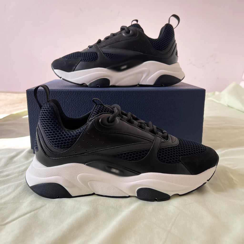 Men's 'B2' Black/White Shoes