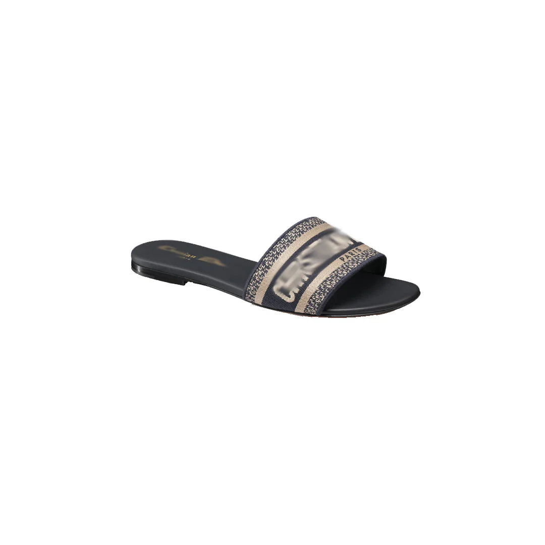 Women's D1OR Slides Black/Navy