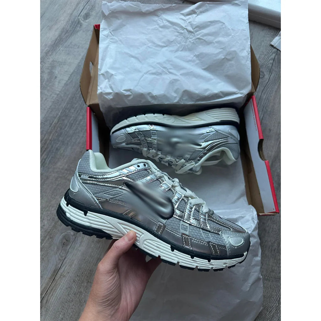 Men's 'P6' Silver Shoes