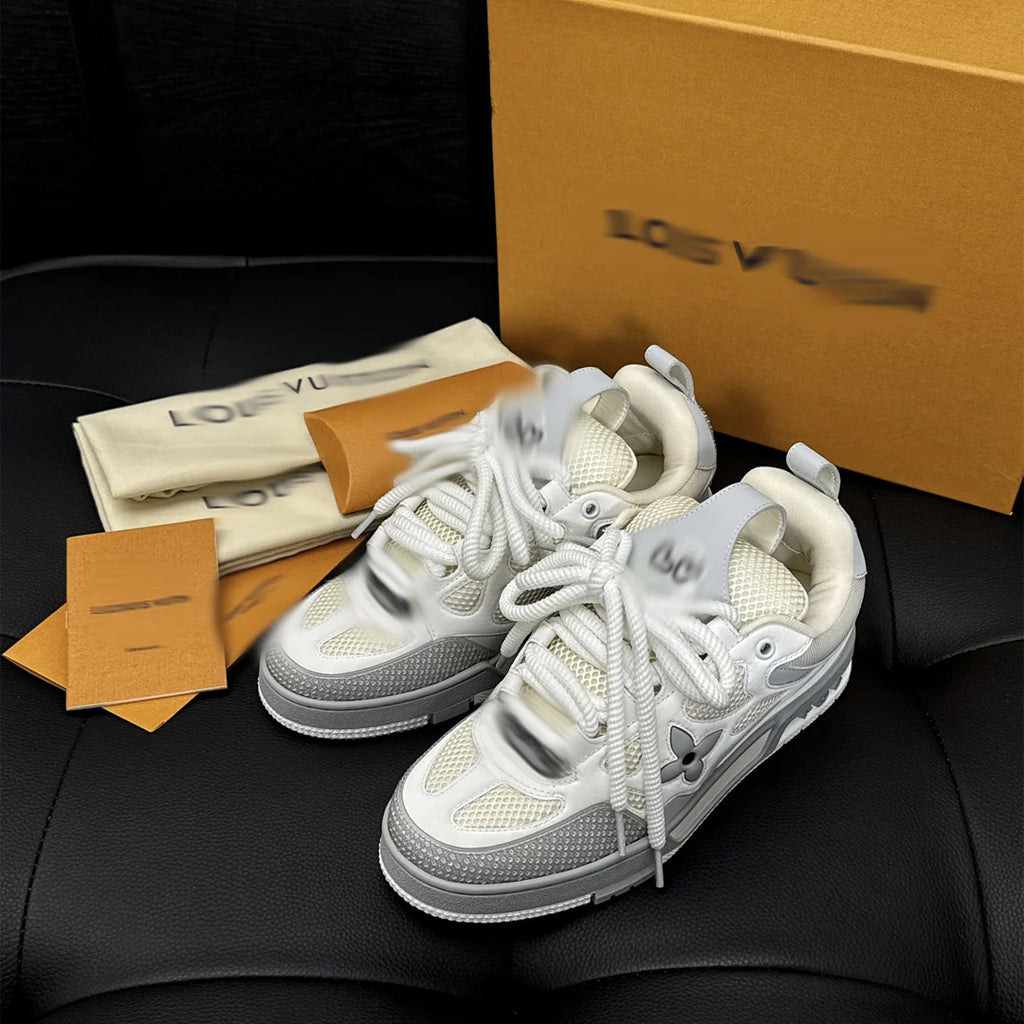 Men's 'VL SKATE' Grey/White Shoes