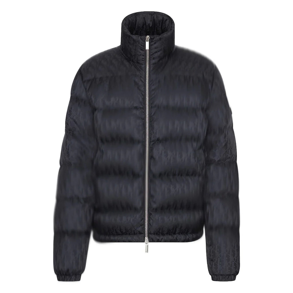 Men's Black Dlor Oblique Puffer Jacket