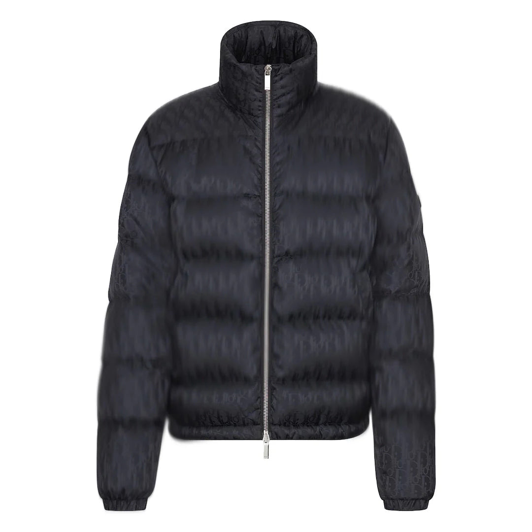 Men's Black Dlor Oblique Puffer Jacket