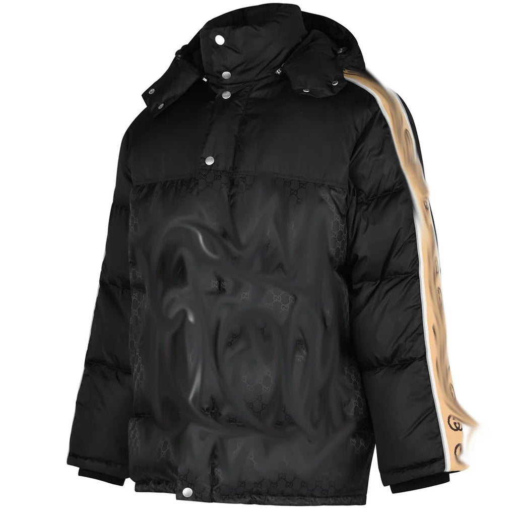 Men's 'GG' Black Puffer Jacket