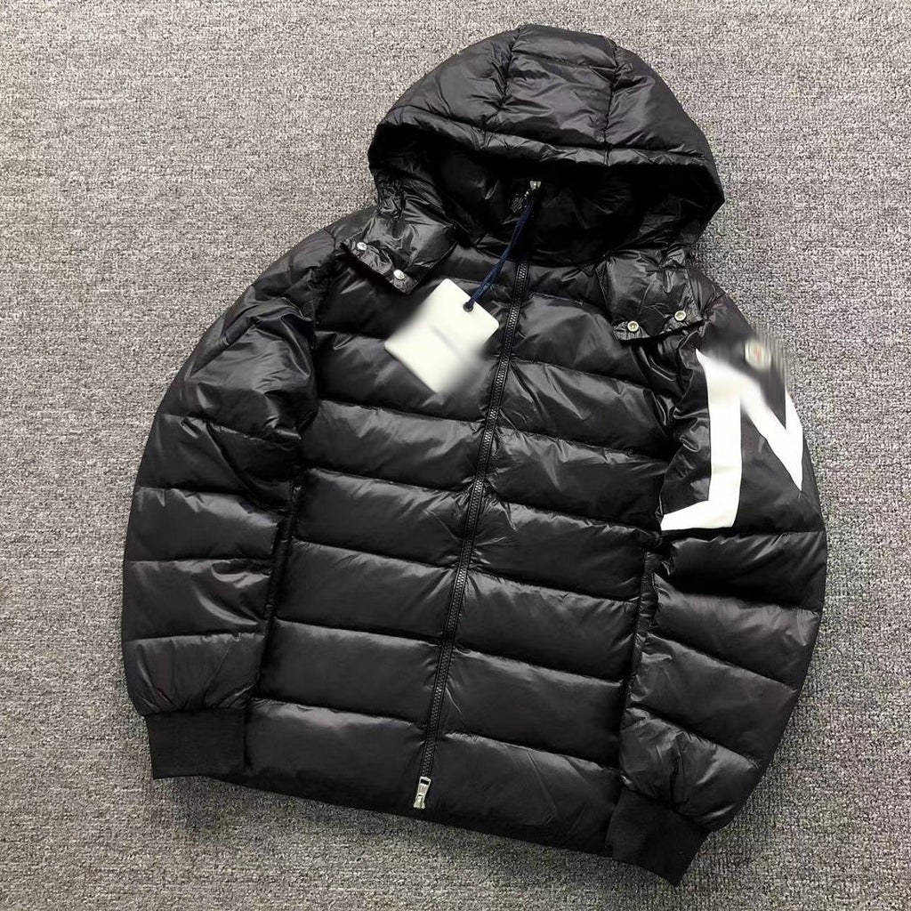 Men's 'MNCLR' Crydle Black Puffer Jacket