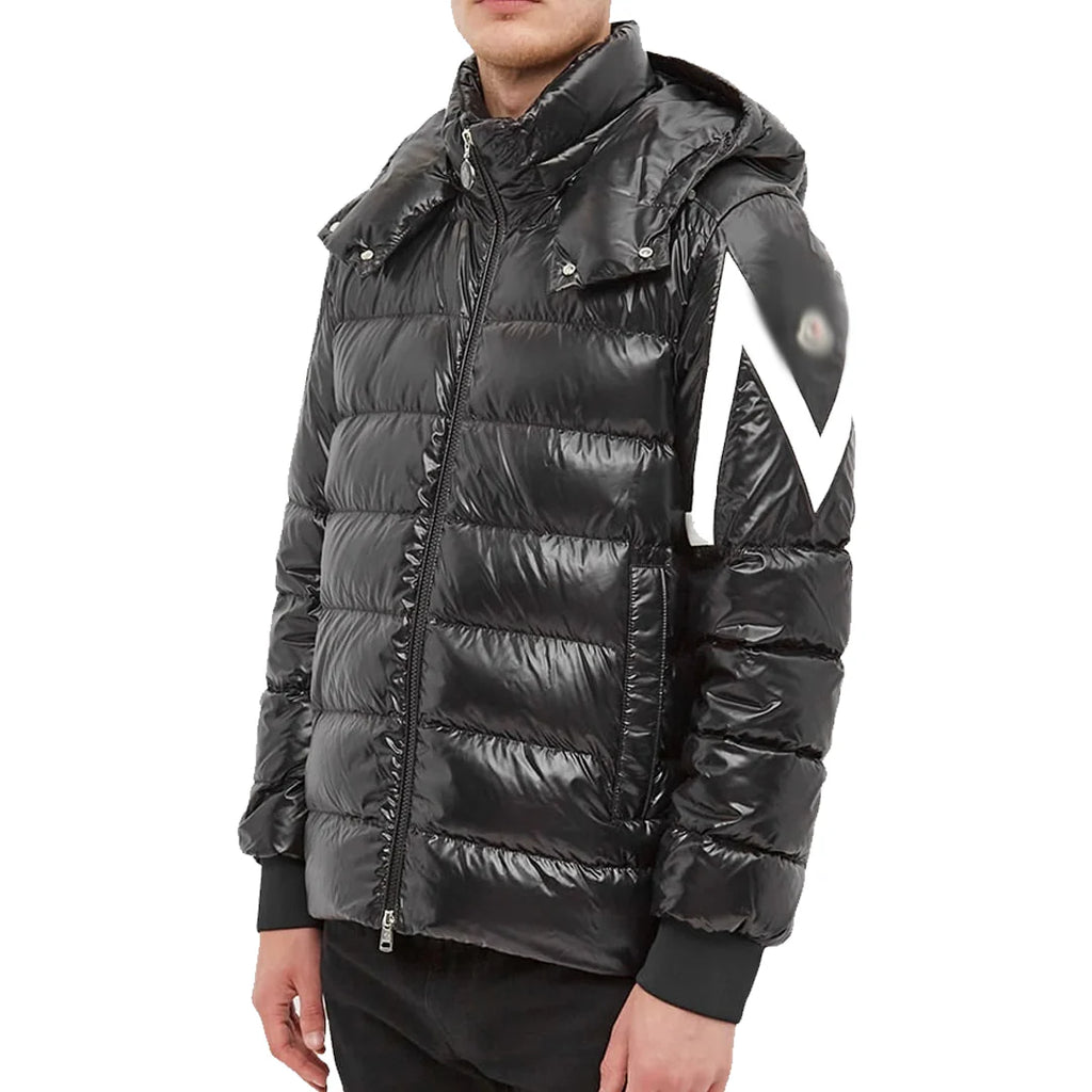 Men's 'MNCLR' Crydle Black Puffer Jacket