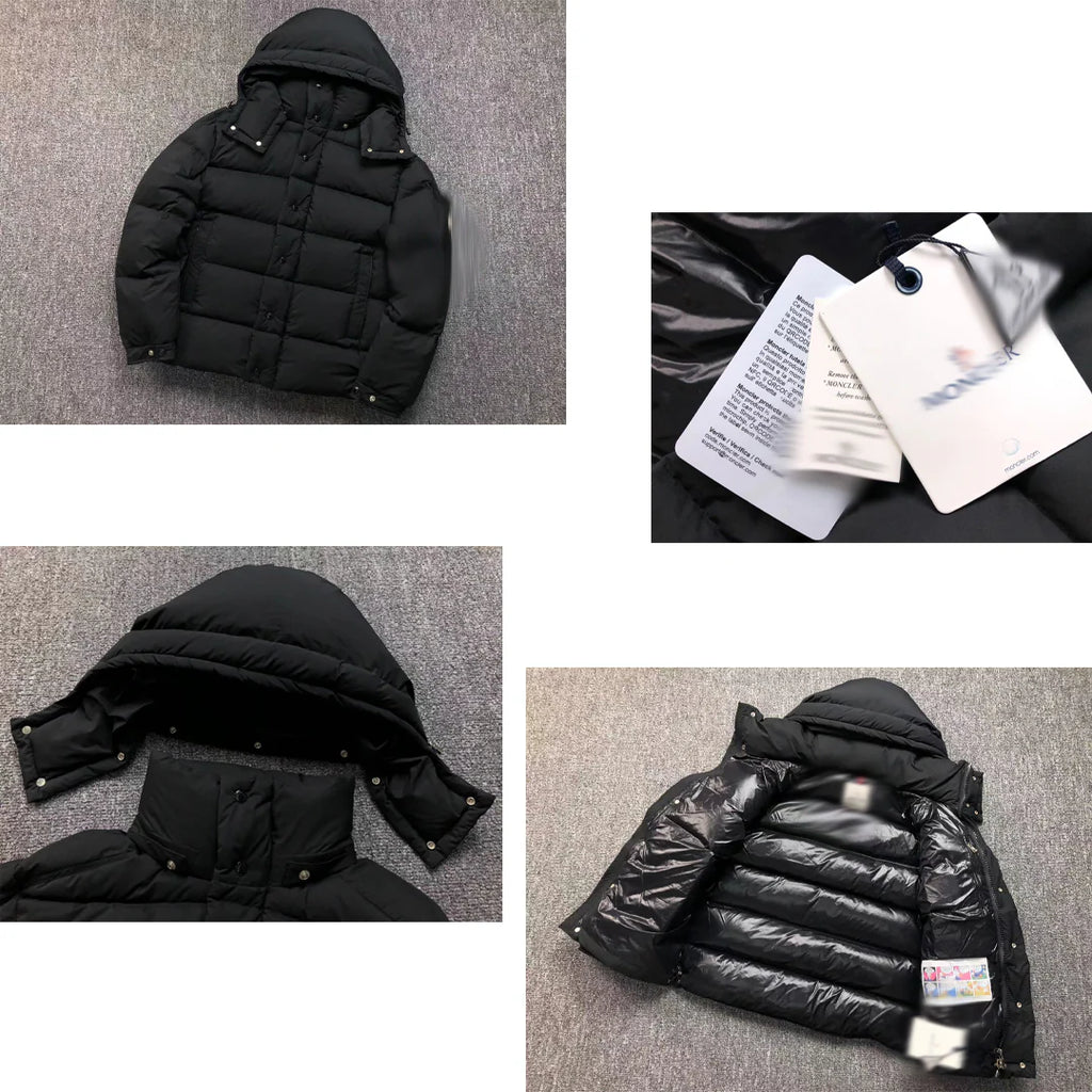 Men's MNCLR 'Vzere' Black Puffer Jacket