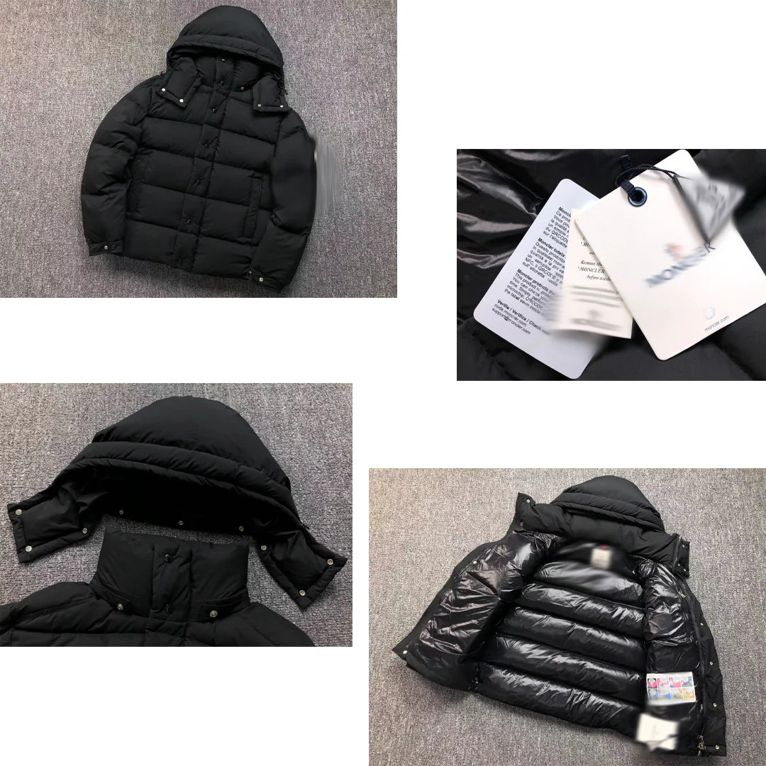 Men's MNCLR 'Vzere' Black Puffer Jacket
